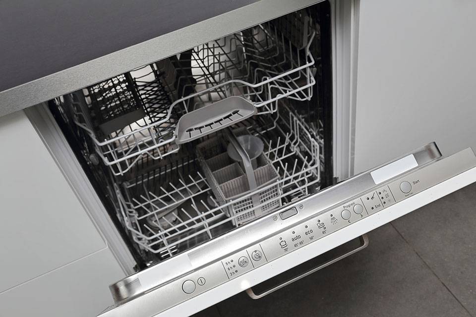 inside a dishwasher