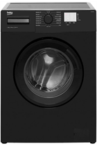 black washing machine